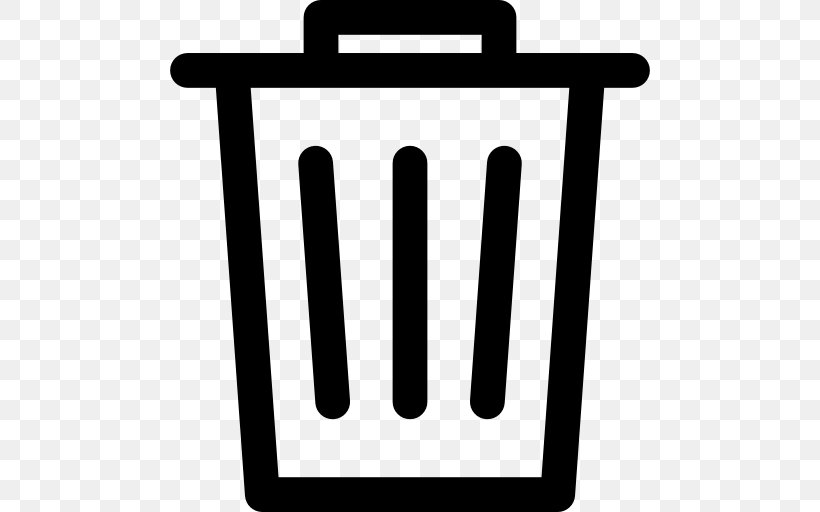 Rubbish Bins & Waste Paper Baskets Recycling Bin, PNG, 512x512px, Rubbish Bins Waste Paper Baskets, Black And White, Brand, Electronic Waste, Logo Download Free