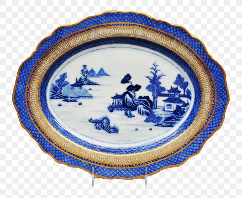 Blue And White Pottery Chinese Export Porcelain Ceramic Plate, PNG, 3027x2471px, Blue And White Pottery, Antique, Blue, Blue And White Porcelain, Ceramic Download Free
