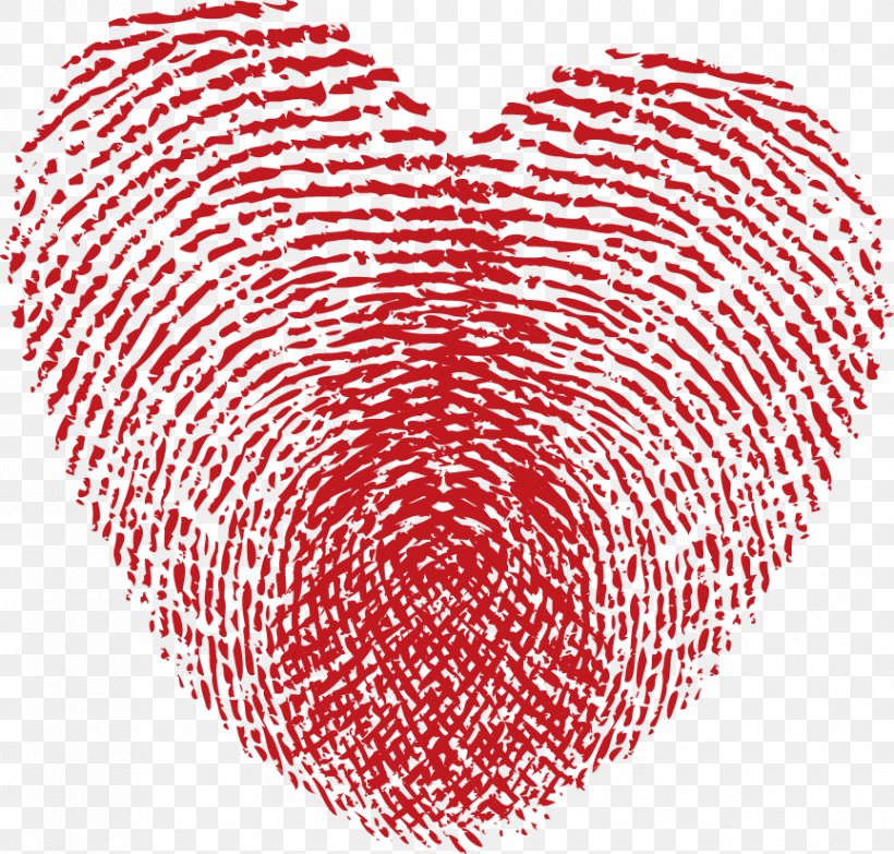 Fingerprint Heart Footprint Clip Art, PNG, 864x826px, Watercolor, Cartoon, Flower, Frame, Heart Download Free