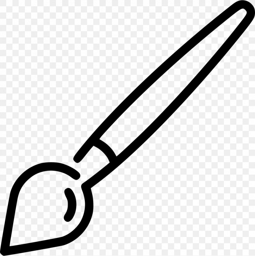Paintbrush Painting, PNG, 980x982px, Brush, Area, Art, Artist, Black And White Download Free