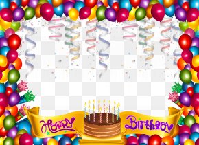 Birthday Cake Picture Frames Happy Birthday To You Clip Art, PNG ...