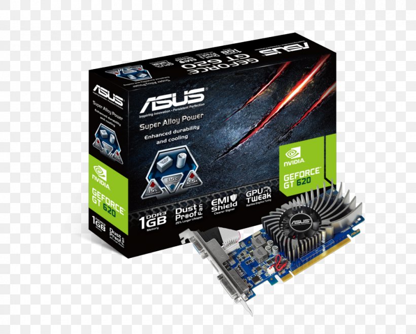 Graphics Cards & Video Adapters GDDR5 SDRAM GeForce PCI Express Radeon, PNG, 1000x803px, Graphics Cards Video Adapters, Asus, Computer Component, Computer Hardware, Conventional Pci Download Free