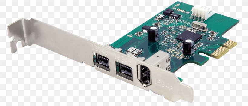 IEEE 1394 PCI Express Expansion Card ExpressCard Conventional PCI, PNG, 2560x1104px, Ieee 1394, Adapter, Computer Component, Computer Network, Computer Port Download Free