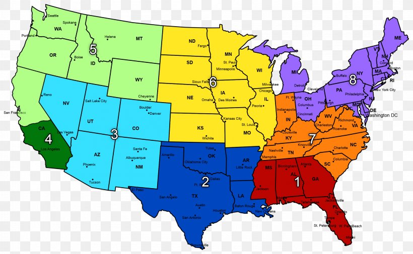 United States Map Midwest