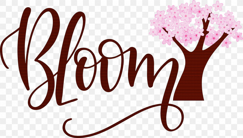 Bloom Spring, PNG, 3000x1712px, Bloom, Baby Shower, Calligraphy, Infant, Logo Download Free