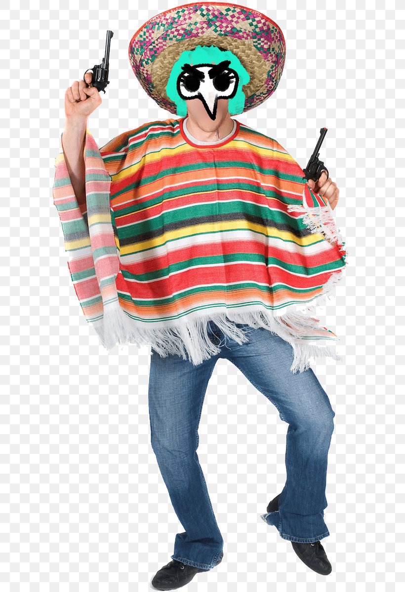 Costume Party Adult Rainbow Mexican Poncho Costume, PNG, 757x1200px, Costume, Adult, Clothing, Costume Party, Folk Costume Download Free