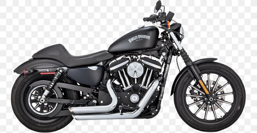 Exhaust System Harley-Davidson Sportster Motorcycle Muffler, PNG, 751x425px, Exhaust System, Automotive Exterior, Automotive Tire, Automotive Wheel System, Chopper Download Free