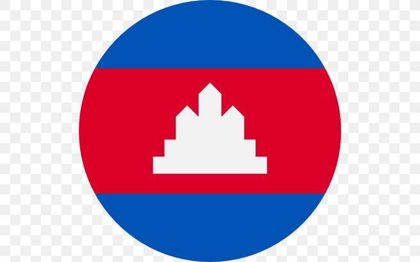 Flag Of Cambodia Khmer Laos The Fin Inn, PNG, 512x512px, Flag Of Cambodia, Area, Blue, Cambodia, Country Download Free