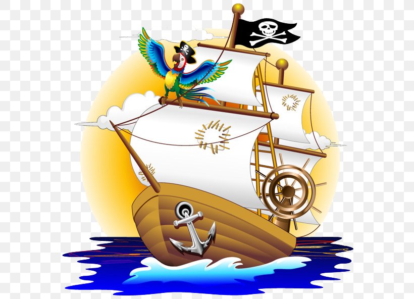Parrot Piracy Cartoon Illustration, PNG, 600x592px, Parrot, Cartoon, Food, Piracy, Recreation Download Free
