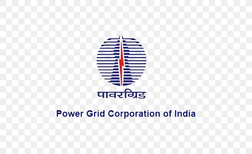 Power Grid Corporation Of India Ltd Business Recruitment Electric Power Transmission, PNG, 500x500px, Power Grid Corporation Of India, Area, Blue, Brand, Business Download Free