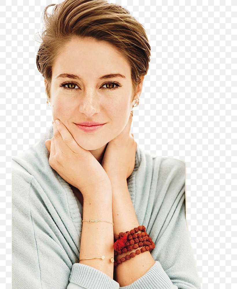 Shailene Woodley The Secret Life Of The American Teenager Hairstyle Short Hair Pixie Cut, PNG, 738x1000px, Watercolor, Cartoon, Flower, Frame, Heart Download Free