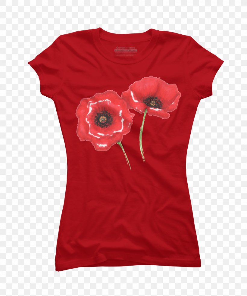 T-shirt Shoulder Sleeve, PNG, 1500x1800px, Tshirt, Active Shirt, Coquelicot, Flower, Flowering Plant Download Free