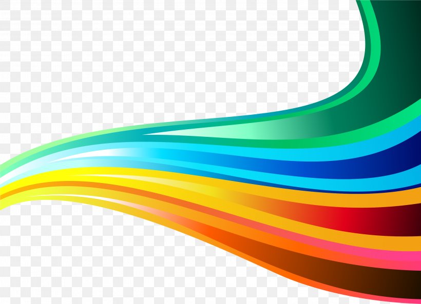 Graphic Design Rainbow, PNG, 3001x2172px, Rainbow, Color, Curve, Green, Orange Download Free
