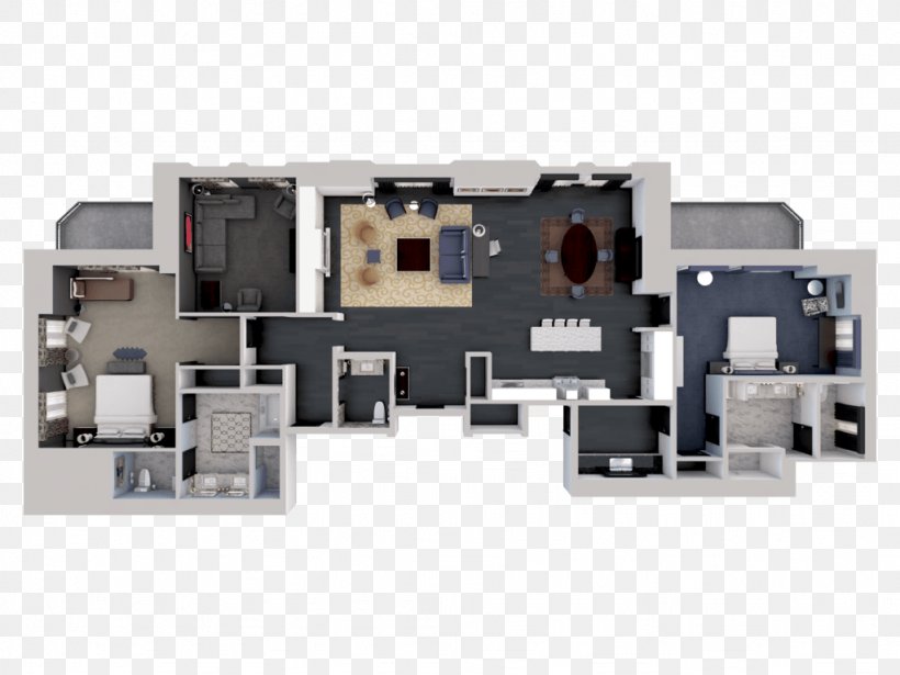 Presidential Suite 3D Floor Plan Waldorf Astoria Chicago, PNG, 1024x768px, 3d Floor Plan, Presidential Suite, Amenity, Bedroom, Floor Plan Download Free