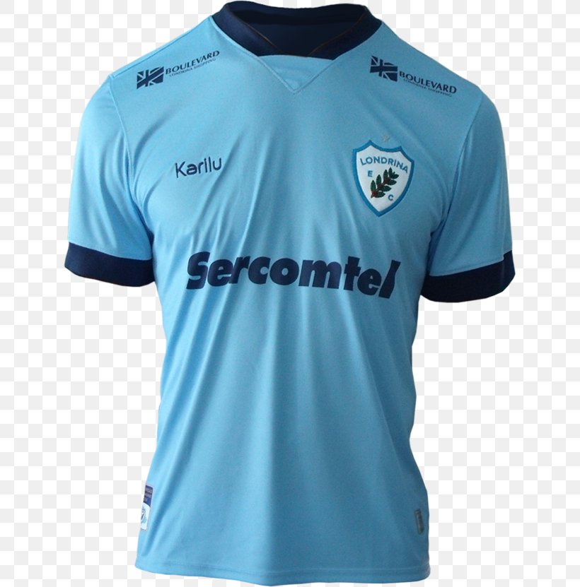T-shirt Karilu Londrina Esporte Clube Uniform, PNG, 640x831px, Tshirt, Active Shirt, Aqua, Bleu Celeste, Blue Download Free
