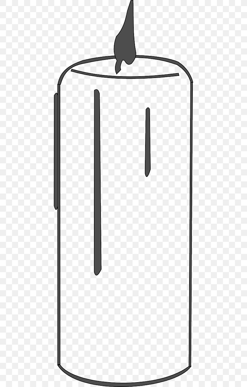 Clip Art Paschal Candle Light Image, PNG, 640x1280px, Candle, Black And White, Drawing, Flame, Idea Download Free