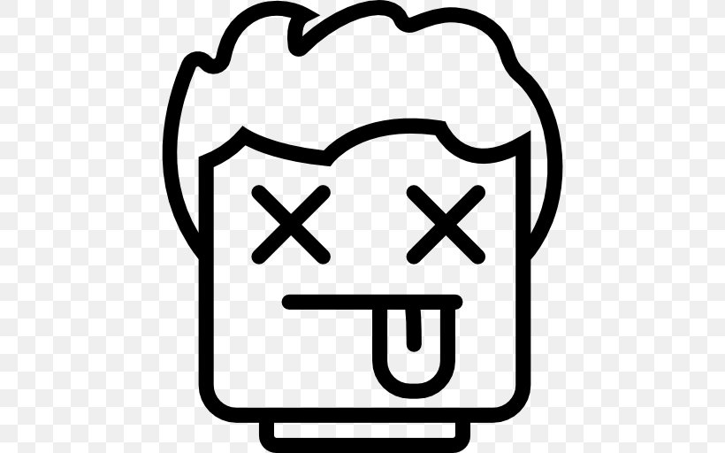 Emoticon Smiley Emoji Death, PNG, 512x512px, Emoticon, Area, Art Emoji, Black, Black And White Download Free