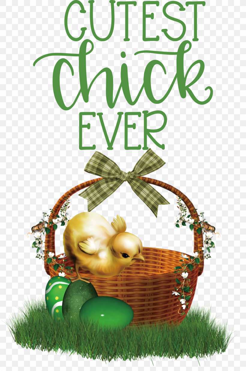 Happy Easter Cutest Chick Ever, PNG, 1993x3000px, Happy Easter, Basket, Basket Weaving, Drawing, Easter Basket Download Free
