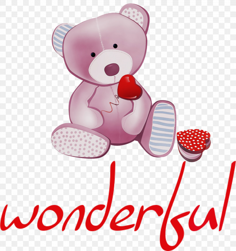 Teddy Bear, PNG, 2811x3000px, Wonderful, Bears, Meter, Paint, Stuffed Toy Download Free