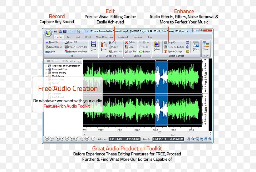 Computer Program Audio Editing Software Sound Editor Free Audio Editor, PNG, 640x550px, Watercolor, Cartoon, Flower, Frame, Heart Download Free