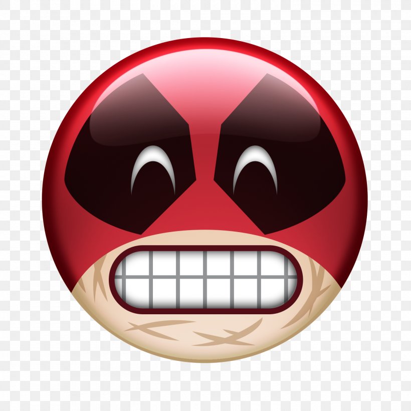 Deadpool Search Emoji Film Emoticon, PNG, 1500x1500px, 2016, Deadpool, Ball, Emoji, Emoticon Download Free