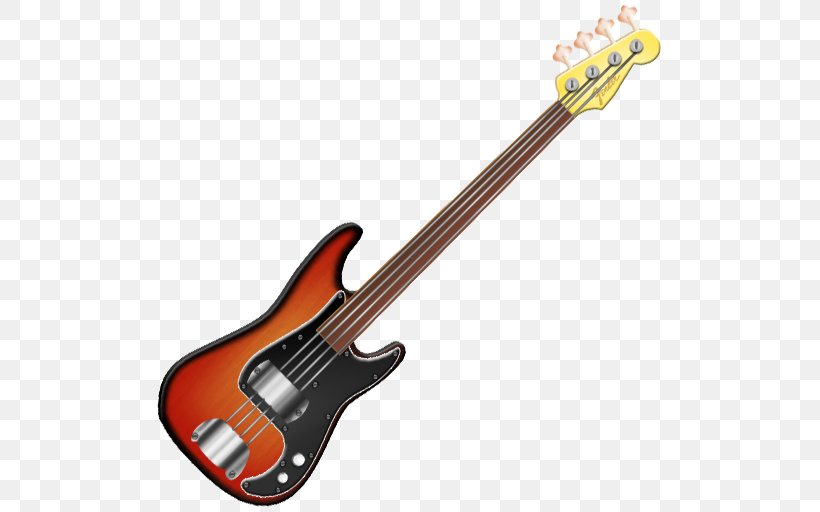 Fender Precision Bass Fender Mustang Bass Sunburst Bass Guitar Squier, PNG, 512x512px, Watercolor, Cartoon, Flower, Frame, Heart Download Free