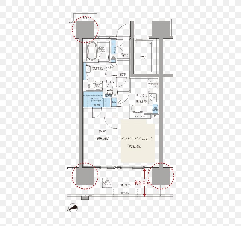 Floor Plan House Plan Design プライムパークス品川シーサイド ザ・レジデンス, PNG, 500x768px, Floor Plan, Area, Condominium, Diagram, House Plan Download Free