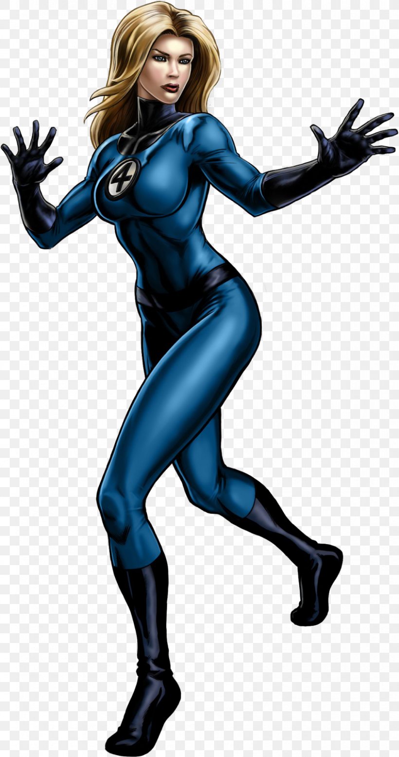 Invisible Woman Fantastic Four Human Torch Thing Marvel: Avengers Alliance, PNG, 844x1600px, Watercolor, Cartoon, Flower, Frame, Heart Download Free
