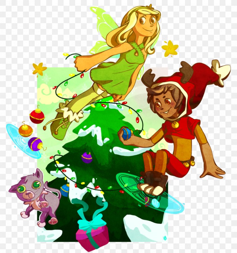 Christmas Tree Illustration Clip Art Christmas Ornament Christmas Day, PNG, 866x922px, Christmas Tree, Art, Behavior, Cartoon, Christmas Download Free