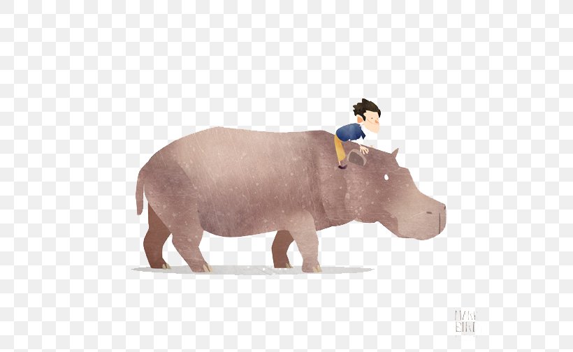 Hippopotamus Rhinoceros Paper Printing Illustration, PNG, 590x504px, Hippopotamus, Cattle Like Mammal, Child, Coloring Book, Dribbble Download Free