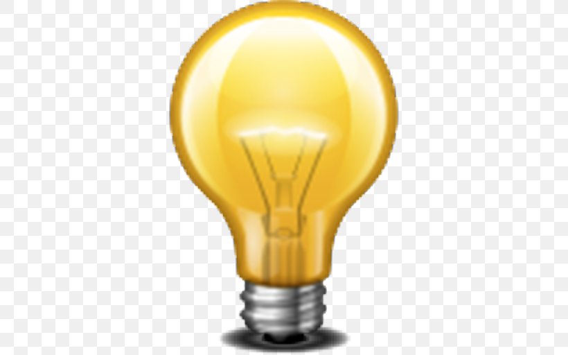 Incandescent Light Bulb Lamp Electric Light Electricity, PNG, 512x512px, Incandescent Light Bulb, Electric Light, Electricity, Lamp, Light Download Free