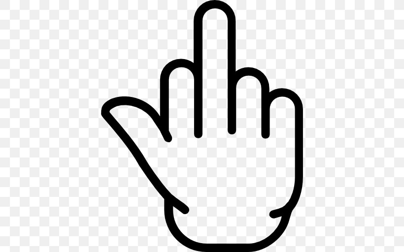 Middle Finger The Finger Hand, PNG, 512x512px, Middle Finger, Black And White, Drawing, Finger, Gesture Download Free