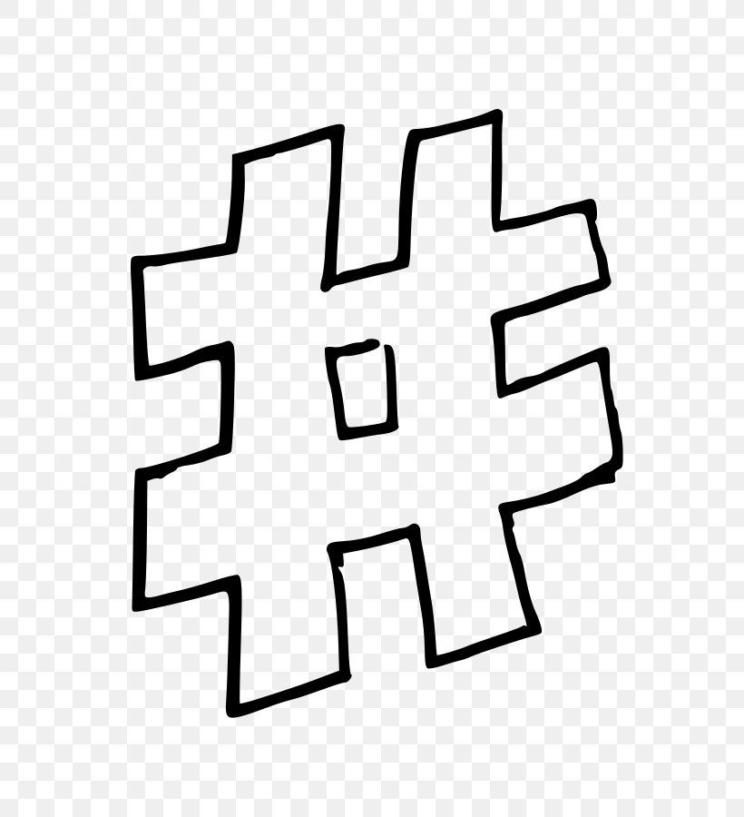 Number Sign Hashtag Symbol Clip Art, PNG, 781x900px, Number Sign, Area, Black, Black And White, Currency Symbol Download Free