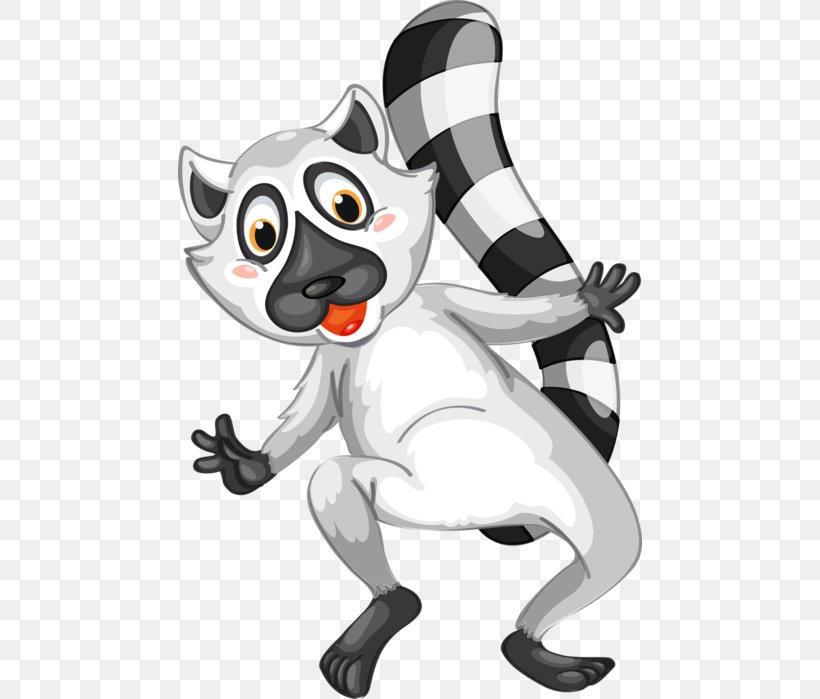 Ring-tailed Lemur Clip Art, PNG, 464x699px, Lemur, Animation, Art, Black And White, Black Lemur Download Free