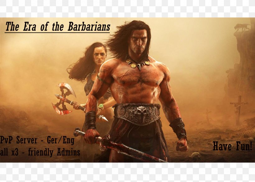 Conan Exiles Conan The Barbarian Video Games Survival Game Game Server, PNG, 2100x1500px, Watercolor, Cartoon, Flower, Frame, Heart Download Free