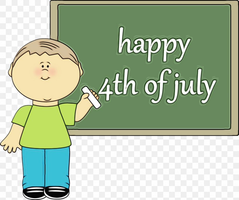 Fourth Of July Background, PNG, 1100x924px, 4th Of July, Behavior, Blackboard, Boy, Cartoon Download Free