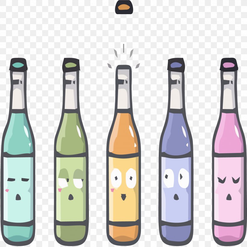 Glass Bottle Euclidean Vector, PNG, 1500x1500px, Glass Bottle, Alcohol, Beer Bottle, Bottle, Creativity Download Free