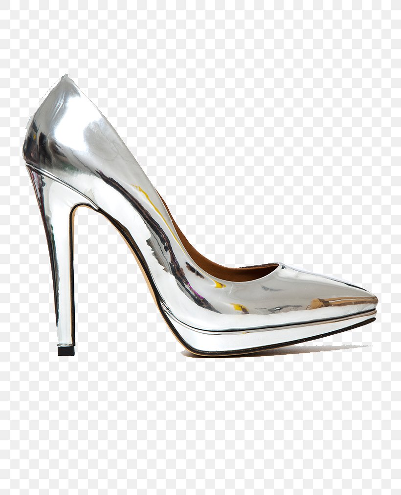 High-heeled Shoe Stiletto Heel Silver Fashion, PNG, 768x1013px, Shoe, Bag, Basic Pump, Bridal Shoe, Clothing Download Free