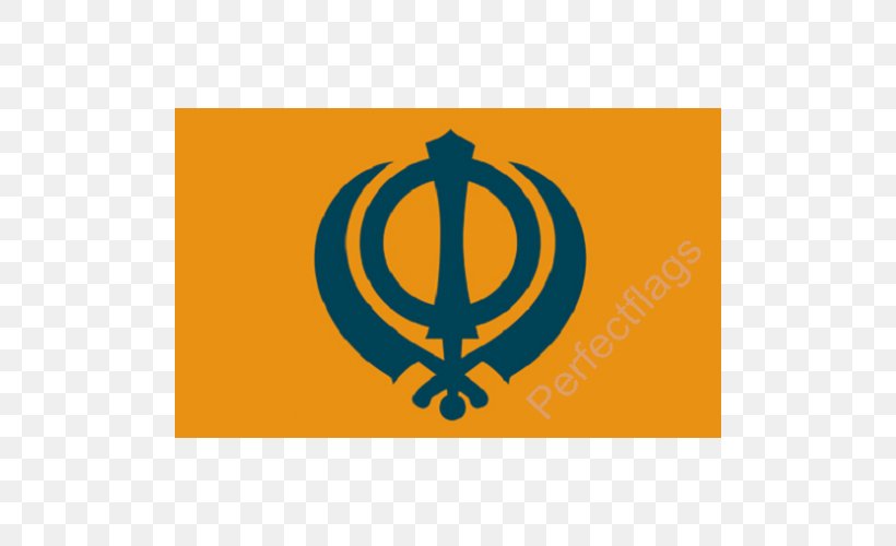 Sikhism Flag Khanda Sikh Guru, PNG, 500x500px, Sikhism, Brand, Buddhist Flag, Christian Flag, Emblem Download Free