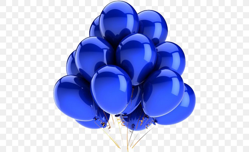 Balloon Happy Birthday Greeting & Note Cards Party, PNG, 500x500px, Balloon, Anniversary, Birthday, Blue, Christmas Download Free