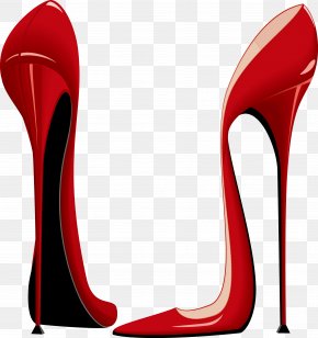 Vector Heels - High-heeled Footwear Shoe PNG