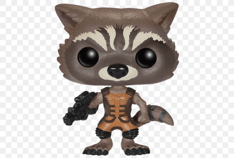Rocket Raccoon San Diego Comic-Con Funko Marvel Cinematic Universe Action & Toy Figures, PNG, 555x555px, Rocket Raccoon, Action Toy Figures, Bobblehead, Carnivoran, Comics Download Free