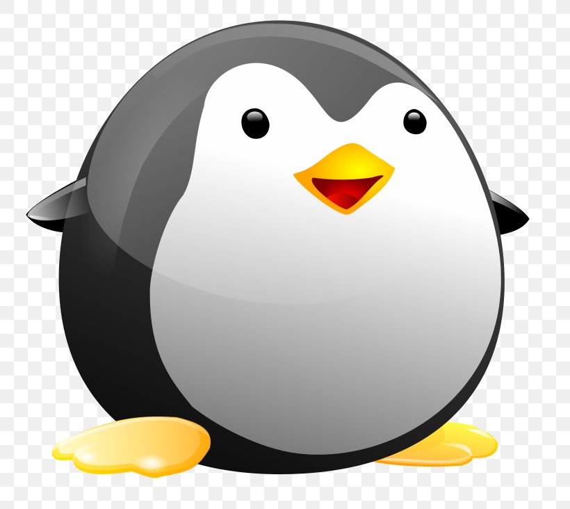 Tux The Penguin Clip Art, PNG, 800x732px, Penguin, Beak, Bird, Cuteness, Flightless Bird Download Free