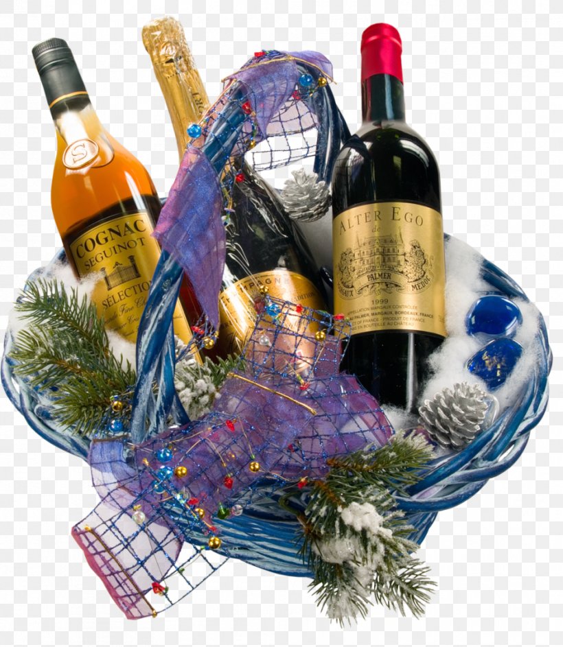 Champagne New Year Christmas Clip Art, PNG, 939x1080px, Champagne, Basket, Bottle, Christmas, Distilled Beverage Download Free