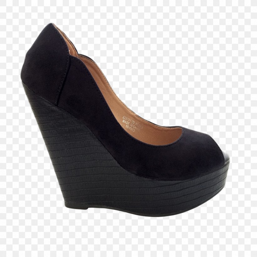 High-heeled Shoe Wedge Footwear Peep-toe Shoe, PNG, 1000x1000px, Shoe, Basic Pump, Black, Boot, Court Shoe Download Free