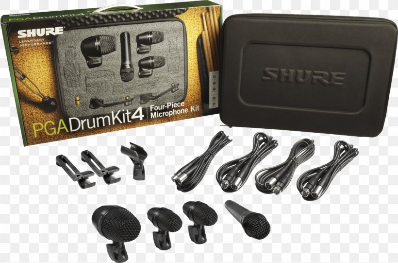 Microphone Shure PGA Drumkit 4 Bass Drums, PNG, 1200x793px, Microphone, Auto Part, Bass, Bass Drums, Drum Download Free