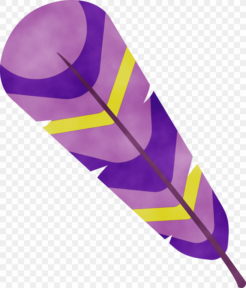 Purple, PNG, 2565x3000px, Cartoon Feather, Paint, Purple, Vintage Feather, Watercolor Download Free