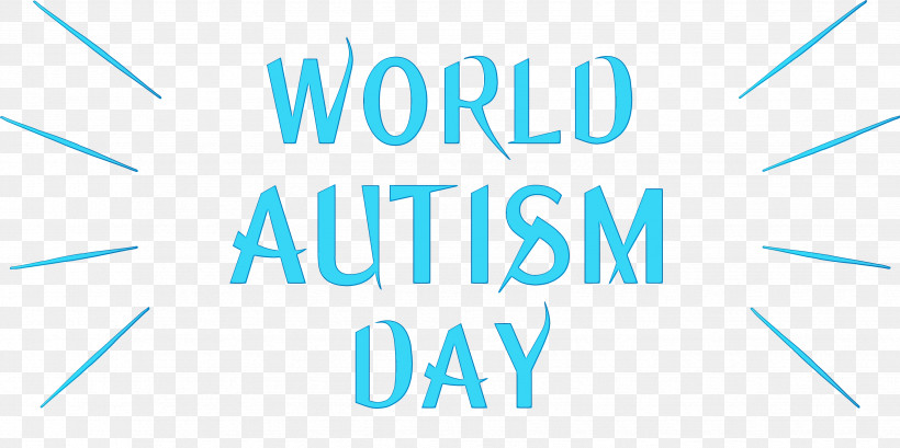 Text Blue Font Aqua Green, PNG, 3466x1730px, Autism Day, Aqua, Autism Awareness Day, Azure, Banner Download Free