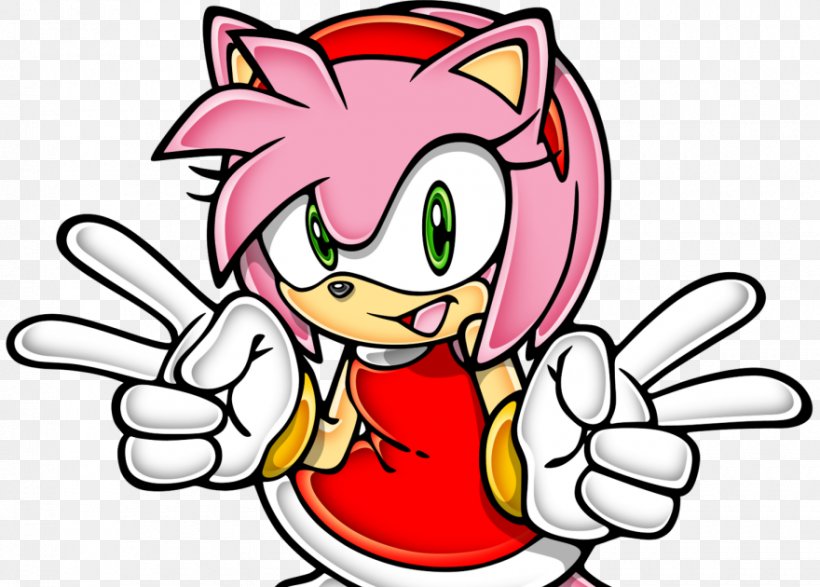 Amy Rose Sonic Adventure 2 Sonic The Hedgehog Sonic & Sega All-Stars Racing, PNG, 880x630px, Watercolor, Cartoon, Flower, Frame, Heart Download Free