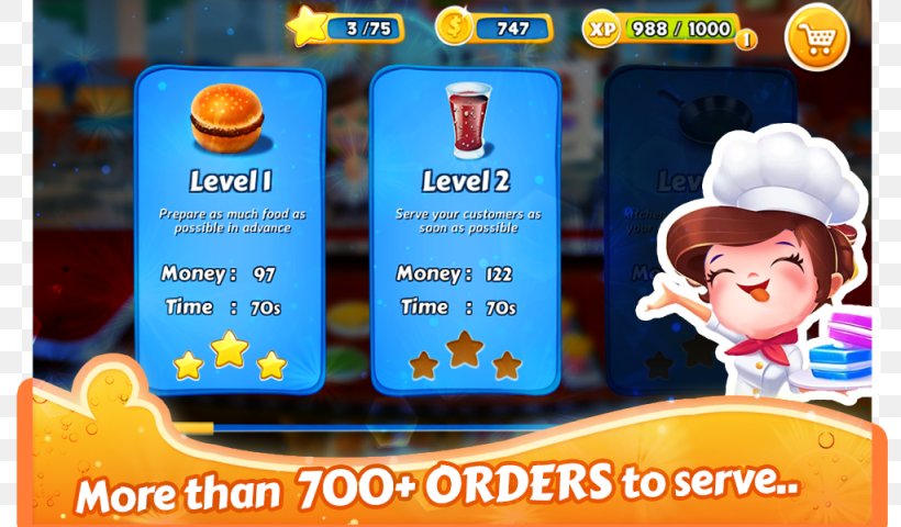 Restaurant Mania Santa Restaurant Cooking Game Cooking Madness, PNG, 1024x600px, Restaurant Mania, Advertising, Android, Banner, Chef Download Free